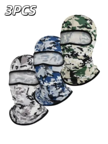 Unisex Balaclava Ski Mask / Sun Protection Headwear (Lightweight & Breathable, Suitable For Motorcycle, Snowboarding And Outdoor Sports Full Face Protection) - Multicolor - View 16