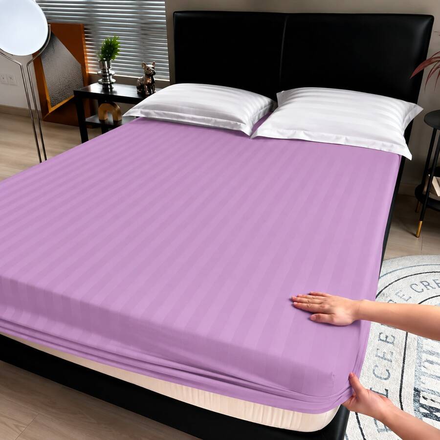 Beyoung Fitted Sheets - Purple - View 1