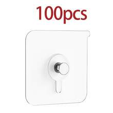 Picture Frame Wall Hooks, Transparent Reusable Adhesive Hooks, Waterproof And Oil-Resistant, Bathroom And Kitchen Wall Hooks - Multicolor - View 20