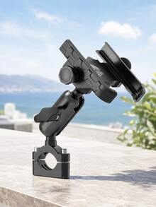 Motorcycle Phone Holder GPS Navigation Base 360° Adjustable Aluminum Alloy Handlebar And Rearview Mirror Mount Quick Release 63-90mm Clamp Universal Phone Holder With Charging Port Space Suitable For Motorcycle, Scooter, Electric Bike, Bicycle - A - View 14