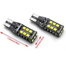 2Pcs 906 912 920 921 T15 LED Replacement Bulbs Truck 3rd Third Brake Cargo Lamp Error Free Light, 15-SMD Xenon White - 15 SMD - View 5