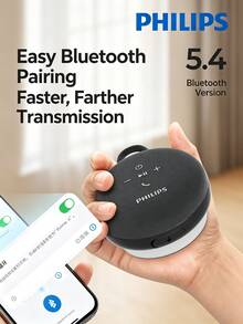 PHILIPS TAS1120 Bluetooth Speaker, Computer Desktop Audio, Bass Subwoofer, High Volume, Long Battery Life, Mini Portable, Suitable For Car, Bathroom, And Cycling - View 5