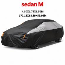 Outdoor Sun, Rain And Snow Protection Car Cover, Universal Sedan 190T Polyester Waterproof Sunproof Reflective Strip Full Car Cover - Car Cover - View 22