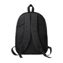 Unisex Fashion Cool Three Running Horses Print Campus Backpack Student Rucksack Laptop Bag Large Capacity Business Travel Hiking Backpack Outdoor Travel Bag Multi-Compartment Versatile Casual Backpack For Students School Commuting Travel Essential - Black - View 2