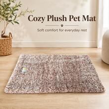 Washable Self-Heating Pet Mat, Non-Slip Temperature-Locking Warm Pad, Suitable For Cats And Dogs, Indoor Dog Crate, Sofa, Car, Floor, All Seasons - Light Grey - View 7