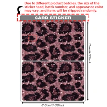 1pc Purple Leopard Print Credit Card Sticker Privacy Protection Card Skin, Realistic Leopard Pattern Birthday Gift PVC Material Anti-Fingerprint Anti-Scratch Wear-Resistant Card Sleeve, Suitable For Men, Women, Couples, Small Chip Card, Bank Card, Credit Card, Transportation Card, Student Campus Card Personalized DIY, Beauty Influencer Style Social Leopard Print Enthusiast Must-Have - Type a - View 14