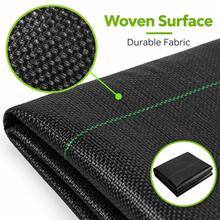 Naturepeak Fabric Membrane Garden Ground Cover Mat-Heavy-Duty, Weather-Resistant Gardening Cover Fabric - A - View 4