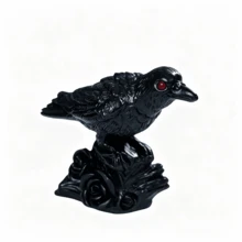 New Halloween Mini Skeleton Crow Decor Ghost Festival Witch Props Home Ornament Resin Craft - Multicolor - View 5