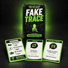 FAKE TRACE Hidden Identity Deduction Party Card Game, 3-8 Player Interactive Guessing Board Game, 15-30 Minute Quick Match, Suitable For Friend Gatherings, Family Entertainment, Party Game Night, Portable Desktop Game Set For Ages 14+ - Multicolor - View 7