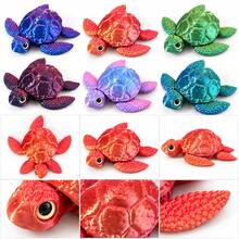 3D Printed Movable Joint Turtle, Smooth Joint Movement, Perfect Home Desktop Decoration, Car Interior Dashboard Decoration, Desk, Office Table Decoration, Prank Toy, Halloween, Christmas, Children's Day (Random Color) (Random Eye Color) - Multicolor - View 4
