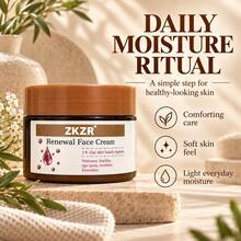 Zkzr Renewal Face Cream, Dark Spot Appearance Care For Dull-Looking Skin, Hydrating Daily Moisturizer For A Smoother, More Even-Looking Glow,Gentle Daily Skin Care, For All Skin Types, Morning Night Home Skincare Routine,Applicable To Both Men And Women - Hyaluronic Acid - View 5