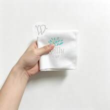 1pc Pastor Handkerchief Gift, Prayer Season Thank You Towel, Unisex, Faith Religious Embroidery, Prayer Season Handkerchief Gift - White - View 5