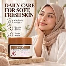 Zkzr Renewal Face Cream, Dark Spot Appearance Care For Dull-Looking Skin, Hydrating Daily Moisturizer For A Smoother, More Even-Looking Glow,Gentle Daily Skin Care, For All Skin Types, Morning Night Home Skincare Routine,Applicable To Both Men And Women - Hyaluronic Acid - View 4
