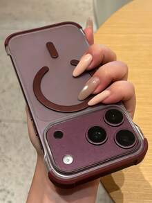 奢華磨砂透明超薄無框散熱磁吸手機殼，兼容 17 Pro、17、16 Pro Max、16 Pro、16、15 Pro Max、15 Pro、15、14 Pro Max、14 Pro、14、13 Pro Max、13 Pro、13、12，透明無線充電防摔保護殼，美學設計 - 酒紅色 - 查看 4