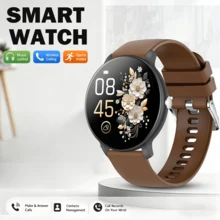 QAGSFLC Fashionable Round Sports Smart Watch, Women's Watch, Wireless Calling; Stopwatch, Pedometer, Calorie, Sports Mode, Message Notification; Watch Wallpaper; Music Control, Remote Camera, Alarm Reminder, USB Charging And Other Functions Men's Watch, Suitable As A Holiday Gift For Friends - Multicolor - View 6