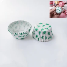 100pcs Random Color & Pattern Cupcake Liners, Oil-Proof Muffin Paper Baking Cups, Disposable Cake Wrappers For Home Baking Party Decor - View 13