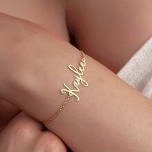 Customized Exquisite Name Bracelet, Perfect Gift For Friends - Multicolor - View 5