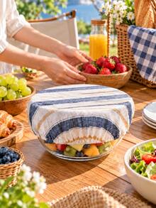 3pcs Reusable Elastic Bowl Covers/Bread Fermentation & Sourdough Starter Covers/Stretchable Cloth Covers/Suitable For Refrigerator Storage/Bread Fermentation Covers/Baking Tools - Multicolor - View 5
