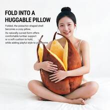 Multifunctional Pet Sleeping Bag Mat, Unique Shaped Cat Bed Dog Bed, Pet Hammock, Fruit Clip Design - Brown - View 2