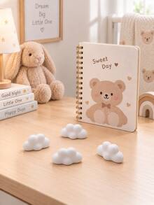Cloud Photo Holder, Cloud Shaped Photo Display Clip, Minimalist Memory Photo Frame Decor, Nursery Desktop Decoration - Photo Card - View 6