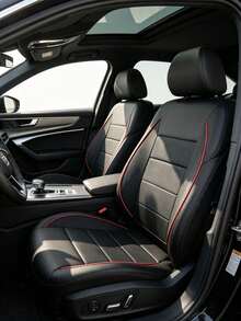Universal Car Seat Covers, 5-Seater/Front Row Optional, Premium Seat Protector, Non-Slip Bottom, Easy Installation & Cleaning, Suitable For Sedan, SUV, Truck Interior Accessories, Multiple Colors Available - A - View 3