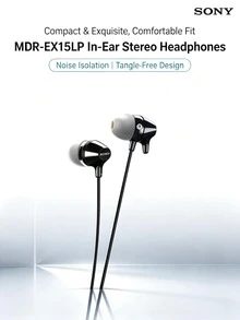 Sony In-Ear Wired Headphones, Translucent Jelly Gradient Color, Tangle-Free Design, Music Headphones, Compact And Comfortable Fit, Good Sound Insulation, High Quality, Compatible With Mobile Phones And Computers - View 1