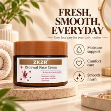 Zkzr Renewal Face Cream, Dark Spot Appearance Care For Dull-Looking Skin, Hydrating Daily Moisturizer For A Smoother, More Even-Looking Glow,Gentle Daily Skin Care, For All Skin Types, Morning Night Home Skincare Routine,Applicable To Both Men And Women - Hyaluronic Acid - View 7