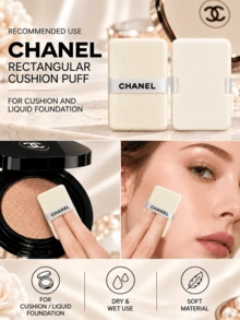 CHANEL Rectangular Cushion Puff - Powder Puff - View 7