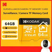 Kodak High-Speed TF Memory Card For Cameras And Camcorders, 32GB/64GB/128GB/256GB Options, V30 Micro SD Card, Compatible With Cameras, Camcorders, Dash Cams, And Security Cameras, 80MB/S - View 8