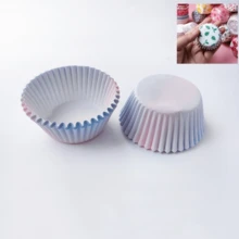 100pcs Random Color & Pattern Cupcake Liners, Oil-Proof Muffin Paper Baking Cups, Disposable Cake Wrappers For Home Baking Party Decor - View 21