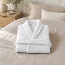 Bathrobe - White - View 15