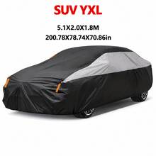 Outdoor Sun, Rain And Snow Protection Car Cover, Universal Sedan 190T Polyester Waterproof Sunproof Reflective Strip Full Car Cover - Car Cover - View 13
