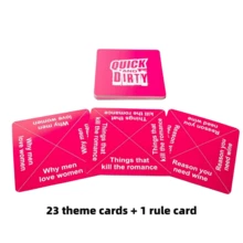 Quick And Dirty Party Card Game, Flirty Fun Pack Tabletop Game, Hilarious Adult Group Game, Ideal Gift For Christmas, Game Party, Entertaining Social Game For Friends Night & Holiday Gatherings - Multicolor - View 6