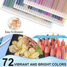 72 Color Pencil Set | 72 Shiny Shades, Wax Core Design, Suitable For Professionals And Adult Artists - 72 - View 4