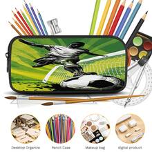 Football Player 2D Print 3 Pieces Backpack Set, Large Capacity Backpack With Crossbody Bag And Pencil Case, Side Elastic Mesh Pocket For Water Bottle, Wide Breathable Adjustable Shoulder Straps, Retro Sports Style Fan Daily Commute Travel Casual Storage Bag - Printed Bag - View 2
