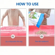 100pcs/Set Disposable Plastic Liners, Suitable For Pet/Toilet Pads, Bird Cage/Rabbit Cage, Transparent Plastic Parrot Cage Liner Bags, Cat Litter Bags, Liners, Suitable For Canary, Finch, Parrot Bird Cage And Rabbit, Guinea Pig Cage Accessories Thin Film Cover Cleaning Pads - View 6