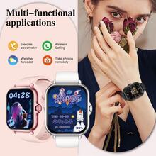 Unisex Outdoor Sports Fashion Smart Watch, 1.83 Inch Full Touch Screen, Zinc Alloy Body, Wireless Calling, Messaging, Music Playback. Compatible With Android And IOS Systems, Suitable For Birthday/Holiday/Lover/Gift - View 5