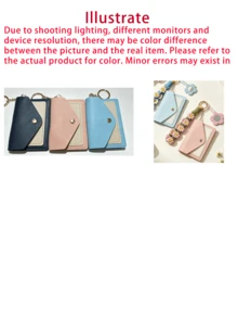 Bohemian Style Woven Floral Wristlet Keychain Wallet For Women, Portable ID Card Holder Mini Pocket Bag With Small Mirror, Suitable For Concerts, Travel, Daily Carry - Multicolor - View 11