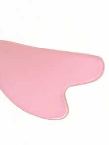Rose Quartz Heart-Shaped Facial Beauty Massage Scraping Board, V-Shaped Face Beauty Tool - Gua Sha Board - View 2