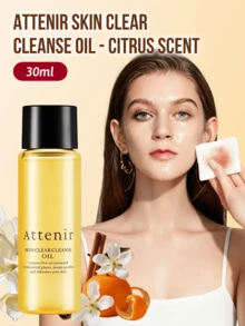 Attenir 淨透卸妝油 柑橘香調，含 8 種植物萃取與 5 種稀有植物油，輕鬆卸除防水與濃妝，1 秒乳化，讓毛孔乾淨清透無殘留，SPA 級潔膚體驗 - 柑橘香調 - 查看 11