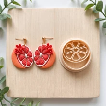 Fresh Fruit Theme Polymer Clay Cutting Molds, Summer Fresh Fruit Shaped Clay Cutters, Grapefruit, Fig, Dragon Fruit, Banana, Lime, Kiwi, Star Fruit Patterns, DIY Handmade Earrings, Pendants, Brooches Making, Compatible With Polymer Clay, Air Dry Clay, Smooth Cut, Handmade Jewelry DIY Craft Accessories - Fruit-themed - View 20