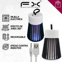 Practical Electric Mosquito Lamp, USB-Rechargeable Mosquito Trap, Silent Operation, Odorless, Protection For Bedroom, Patio And Office, Insect Control Accessory - US A Type Plug(110-127V) - View 6