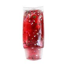 1pc Chiboki Fruit Tube Squeeze Toy, Transparent Glitter Sequin Squishy, Cute Fruit Bead Stress Relief Toy, Anxiety Relief, Creative Desktop Fidget Toy For Kids - NNL44 - View 9