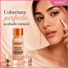 SANIYE corrector líquido R1186 De Textura Ligera A Prueba De Sudor ,Corrector De Imperfecciones - 07 - Ver 3