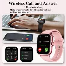 Unisex Outdoor Sports Fashion Smart Watch, 1.83 Inch Full Touch Screen, Zinc Alloy Body, Wireless Calling, Messaging, Music Playback. Compatible With Android And IOS Systems, Suitable For Birthday/Holiday/Lover/Gift - View 2