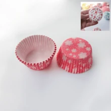 100pcs Random Color & Pattern Cupcake Liners, Oil-Proof Muffin Paper Baking Cups, Disposable Cake Wrappers For Home Baking Party Decor - View 24