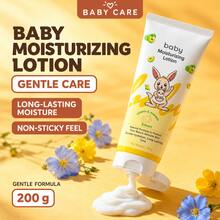 Gentle Baby Moisturizing Lotion 200g, Lightweight Non-Greasy Body Cream With Avocado & Vitamin E, Hydrating & Soothing Milk For Newborns Sensitive Skin - Moisturizing - View 8
