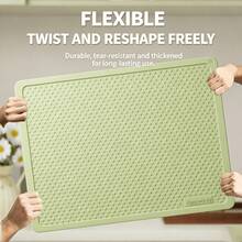 New Silicone Draining Mat, Multi-Functional Heat-Resistant Mat, Enlarged And Thickened Non-Slip Kitchen And Dining Table Mat, Baby- Draining Mat - View 7