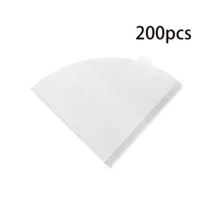 100/200 Coffee Filter Papers, Coffee Filter No.1 Unbleached Conical Filter Paper, Used For Coffee Drip Filters And Cup Refillers (White, 1-2 Cups) - White - View 9
