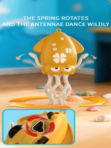 Children's Magic Dancing Octopus Stress Relief Wind-Up Squid Toy, Suitable For Boys And Girls Aged 3-12 And Above, Gift - Multicolor - View 3